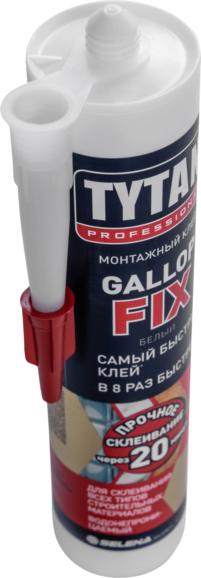 Клей монтажный TYTAN Professional Gallop Fix белый 290 мл — цена в  Чебоксарах, купить в интернет-магазине, характеристики и отзывы, фото