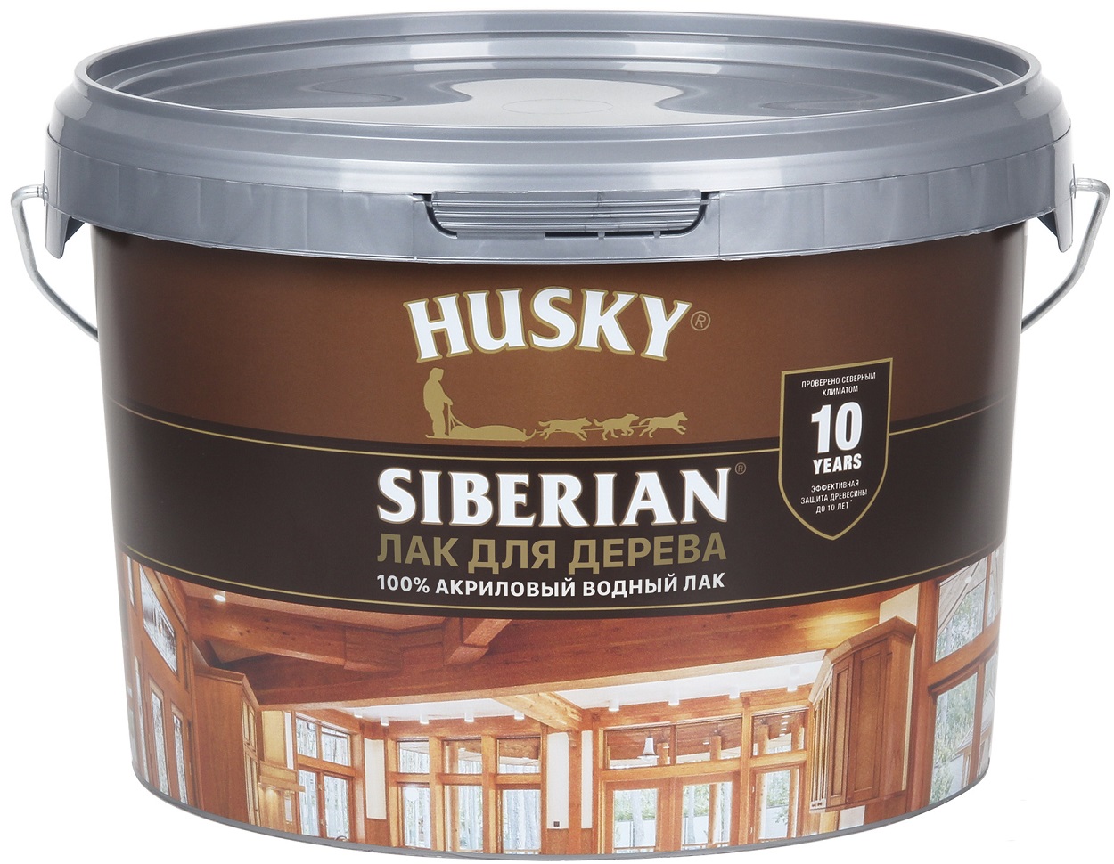 Husky siberian для дерева акриловая. Аквалак Husky Siberian (9 л). Лак Husky Siberian аквалак. Акриловый лак Husky Siberian. Пропитка для дерева полуматовая калужница Husky Siberian 9 л.
